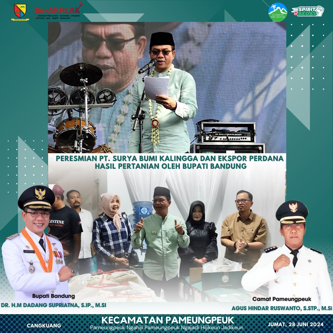 peresmian-pt-surya-bumi-kalingga-dan-ekspor-perdana-hasil-pertanian-oleh-bupati-bandung